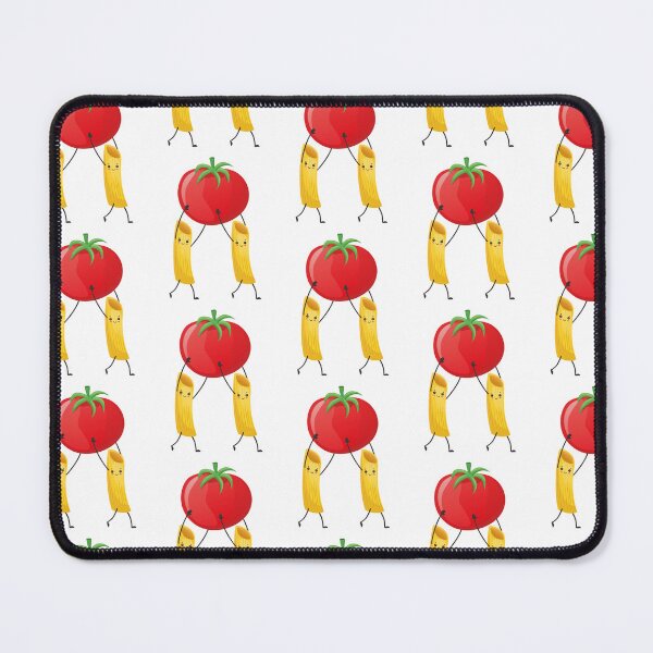 Item preview, Cute Kawaii Illustration of Pasta Carrying Tomato designed and sold by AdiApparel.