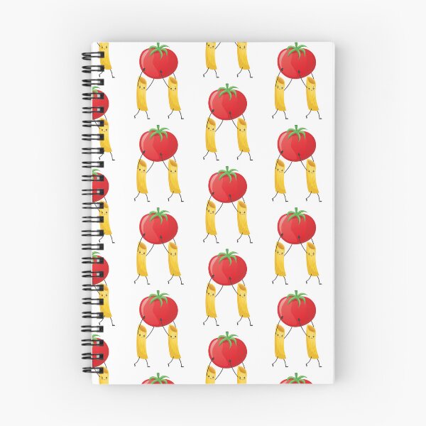 Item preview, Cute Kawaii Illustration of Pasta Carrying Tomato designed and sold by AdiApparel.