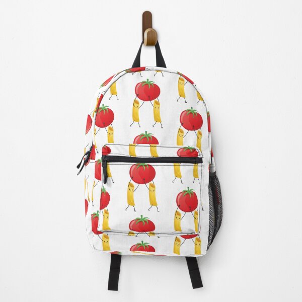 Item preview, Cute Kawaii Illustration of Pasta Carrying Tomato designed and sold by AdiApparel.