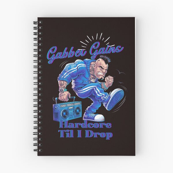 Item preview,  "Gabber Gains – Hardcore 'Til I Drop." - Hardcore Apparel for Hardcore Fans designed and sold by PosiPrints.