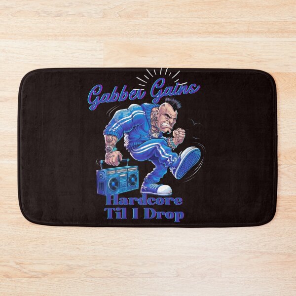 Item preview,  "Gabber Gains – Hardcore 'Til I Drop." - Hardcore Apparel for Hardcore Fans designed and sold by PosiPrints.