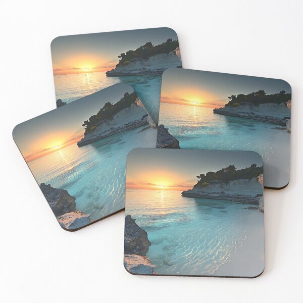 Item preview, The Magic of Sardinia Sunset Over Mediterranean Waters designed and sold by daila70.