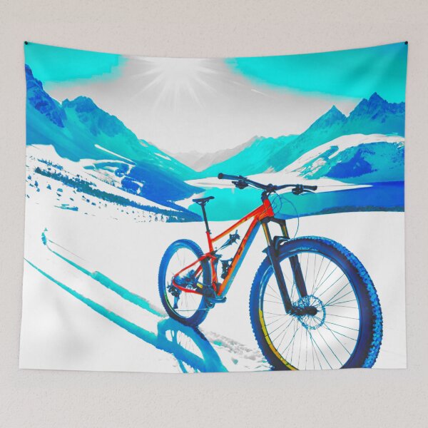 Item preview, Absolutely Epic MTB Stand in the Mountains designed and sold by GrizzlyCollective.