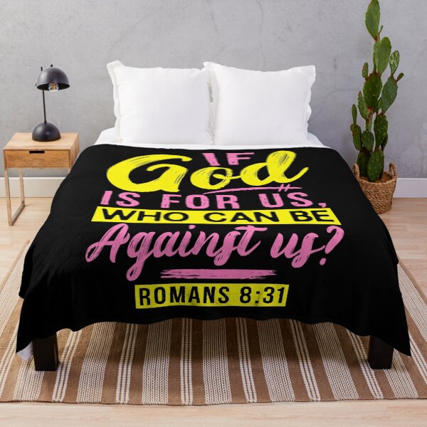 Item preview, Romans 8:31 If God Is For Us Who Can Be Against Us designed and sold by plushism.
