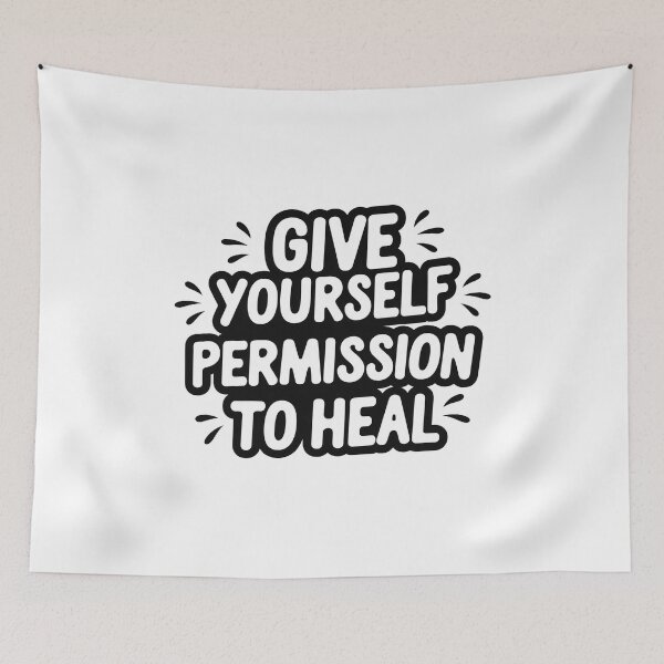 Item preview, Date permiso para sanar la salud mental designed and sold by Snow-Woods.