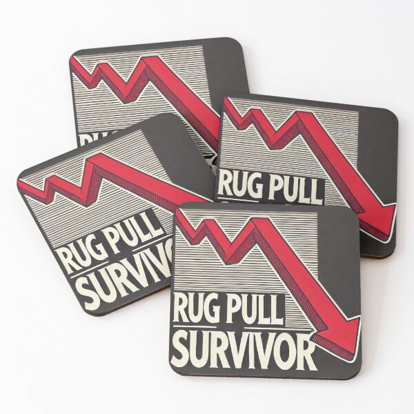 Item preview, Rug Pull Survivor - Crypto Meme designed and sold by Glassmaster.