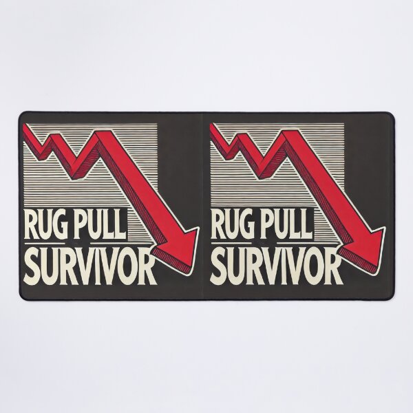 Item preview, Rug Pull Survivor - Crypto Meme designed and sold by Glassmaster.