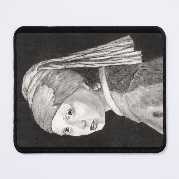 Item preview, Girl with pearl earring, drawing. designed and sold by RonnyMilleo.