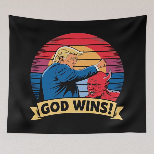 Item preview, God Wins designed and sold by plushism.