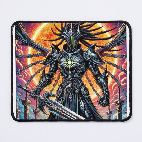 Item preview, Celestial Afro-Futuristic Guardian: Cosmic Blade Warden designed and sold by Seattleaiharp.