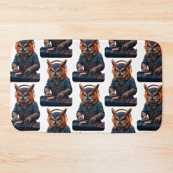Item preview, DJ Eule plays music in the forest! designed and sold by HorizonStores.