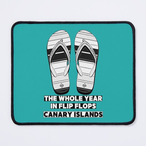 Item preview, Canary Islands in flip flops designed and sold by bananaarmy.es.