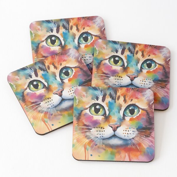 Item preview, Cat in paints designed and sold by whatthefoxsays.