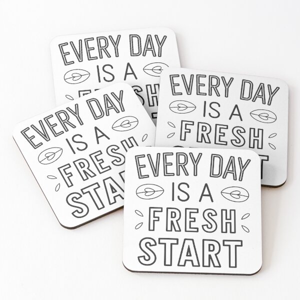 Item preview, Every day is a fresh start designed and sold by Snow-Woods.