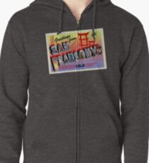 Greetings from San Fransokyo! Zipped Hoodie