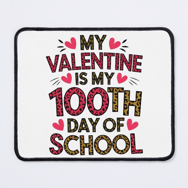Item preview, My Valentine's 100th Day of School Teacher Kids designed and sold by TheWizArt.