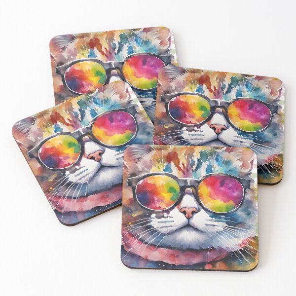 Item preview, Cat in paints designed and sold by whatthefoxsays.