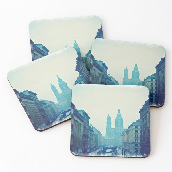 Item preview, Budapest Winter Watercolor designed and sold by 48remarks.