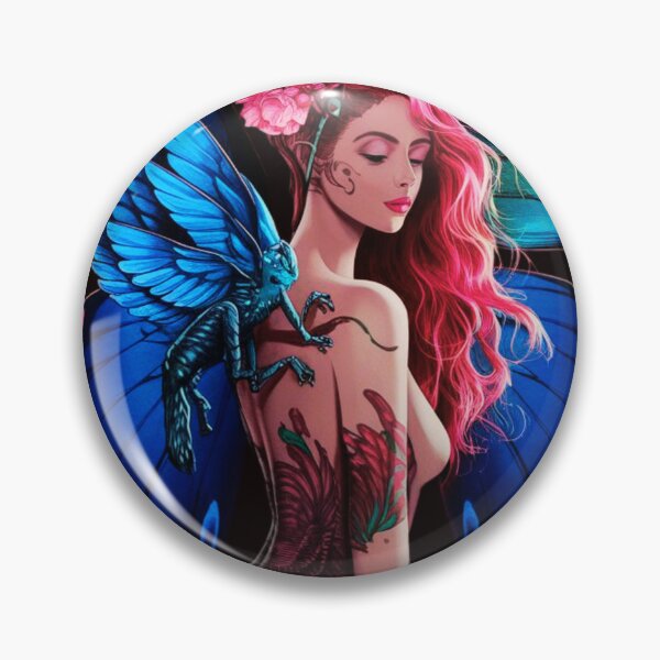 Item preview, female figure with butterfly  designed and sold by aipaint.
