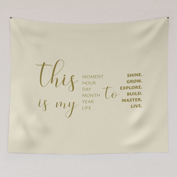Item preview, THIS IS MY MOMENT. THIS IS MY LIFE., Unique designed and sold by villacreativa.