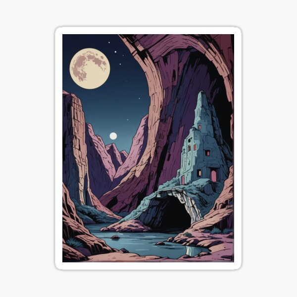 Artikel-Vorschau von Grotte Blue Moon Wandern, designt und verkauft von RTeeSTS.
