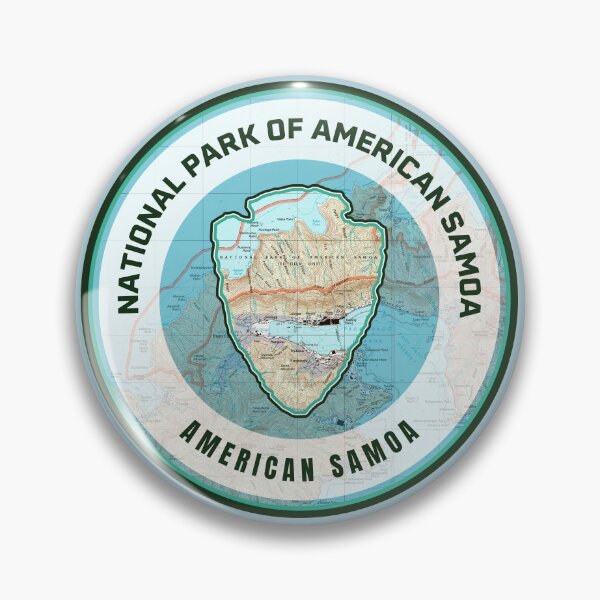 Item preview, Souvenir Map - National Park of American Samoa designed and sold by Willz Designz.