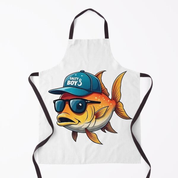 Item preview, Salty Boy Cap Fish Art with Sunglasses designed and sold by Casanova7000.