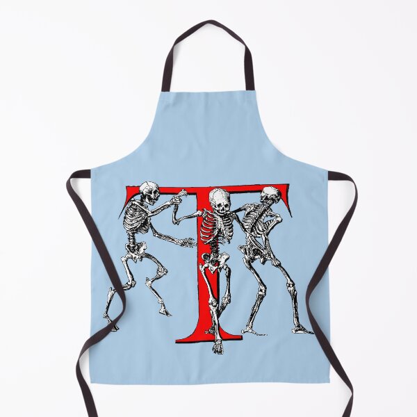 Item preview, Antique Dancing Skeletons Alphabet Letter T designed and sold by Pixelchicken.