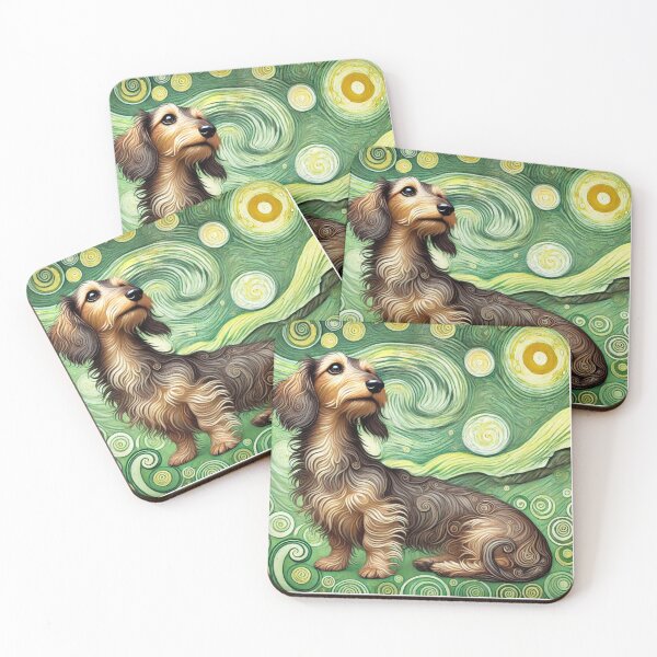 Item preview, Wire Haired Dachshund  designed and sold by HarmonyandSage.