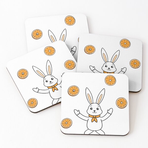 Item preview, Bunny’s Tangerine Juggle designed and sold by omerfdln34.
