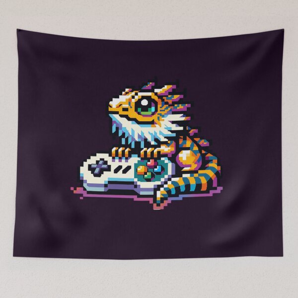 Item preview, Dragon Pixel Art - Bearded Dragon designed and sold by aylastyle.