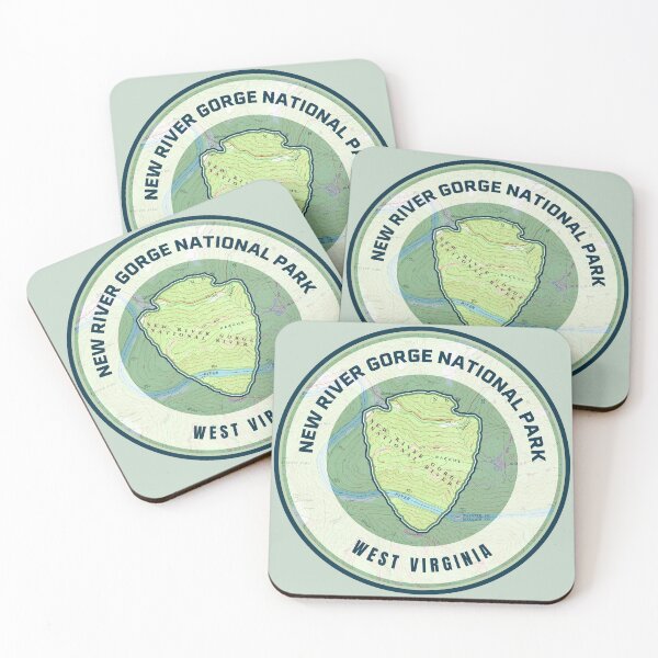 Item preview, Souvenir Map - New River Gorge National Park designed and sold by Willz Designz.