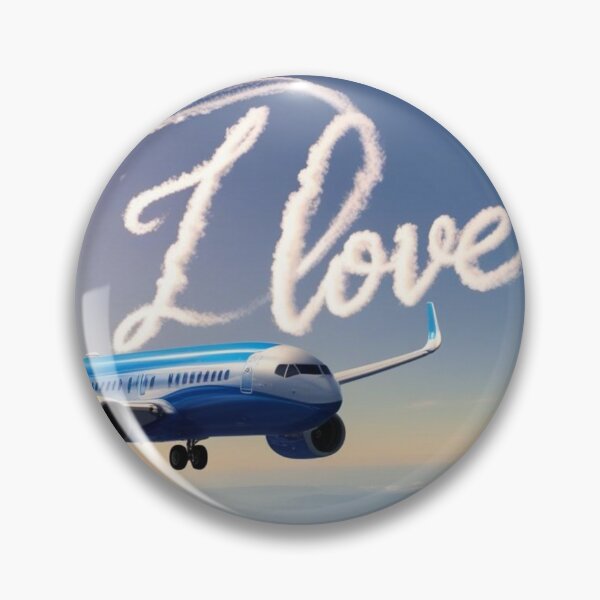 Item preview, I LOVE YOU AEROPLANE flying through the sky. designed and sold by Chelevisuals.