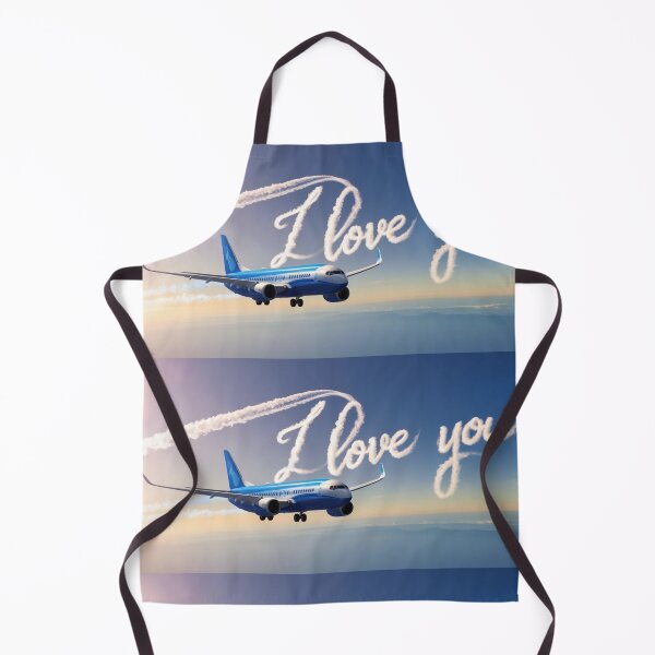 Item preview, I LOVE YOU AEROPLANE flying through the sky. designed and sold by Chelevisuals.