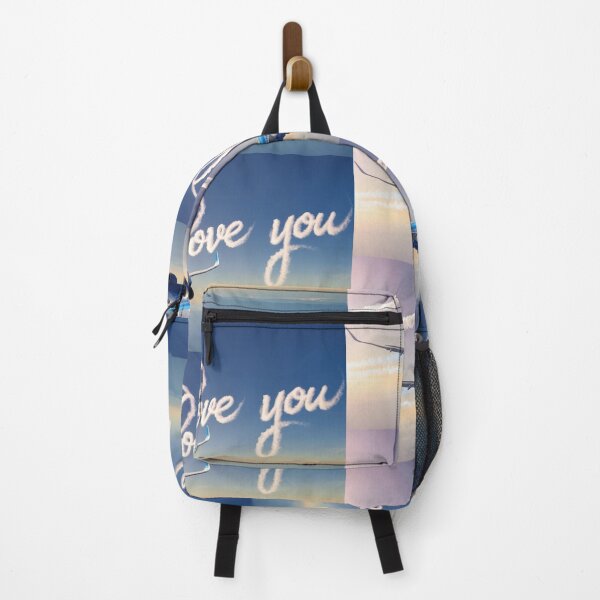 Item preview, I LOVE YOU AEROPLANE flying through the sky. designed and sold by Chelevisuals.