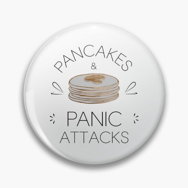 Item preview, Pancakes and Panic Attacks - This is the perfect gift for anyone who loves pancakes and embraces a humorous take on mental health awareness. designed and sold by ZyziowskyArt.
