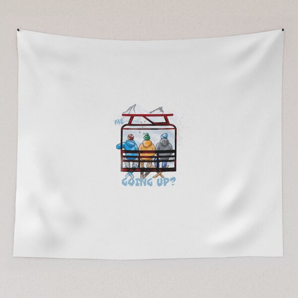 Item preview, A Chairlift Afternoon, Winter Skiing designed and sold by MMc Buck.
