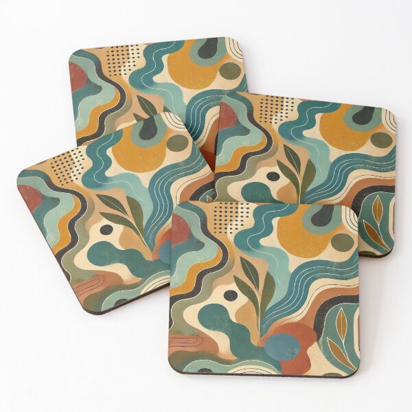 Item preview, Elegant Abstract Earthy Tones Geometric Design designed and sold by Zeeshankhan1345.