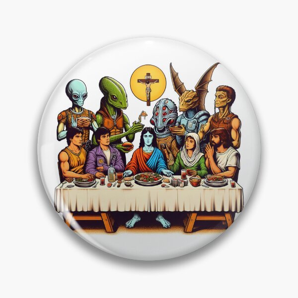 Item preview, Cosmic Last Supper: Unity Across Species designed and sold by NoNoNomad.