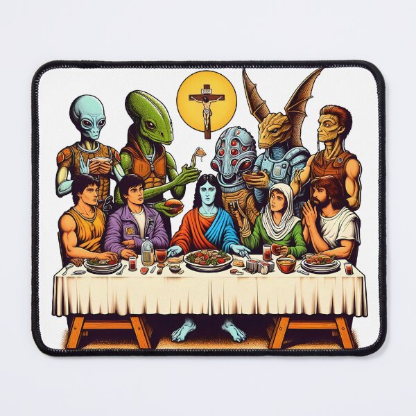 Item preview, Cosmic Last Supper: Unity Across Species designed and sold by NoNoNomad.