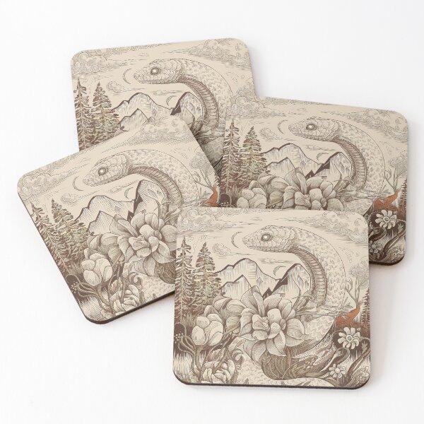 Item preview, Nature Painting Whimsical Wild Life Abstract Vintage Zentangle Art designed and sold by Witty Shirts.