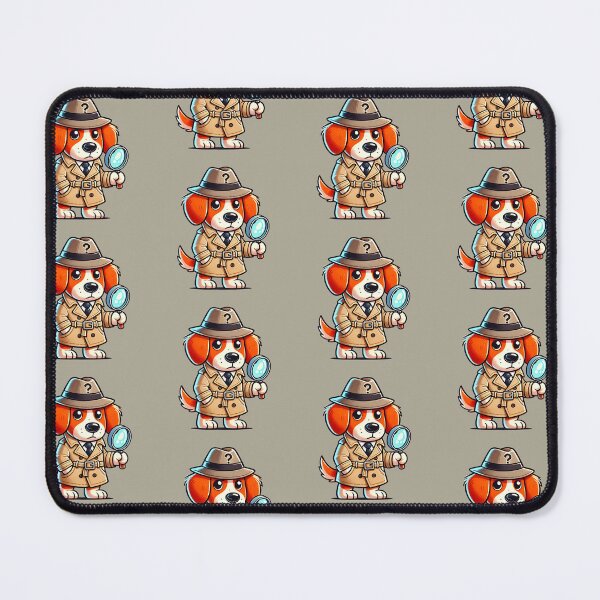 Item preview, Adorable Sleuth Dog Stickers for Pet Lovers & Mystery Fans designed and sold by Artticadesigns.
