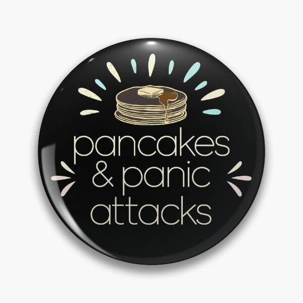 Item preview, Pancakes and Panic Attacks - This is the perfect gift for anyone who loves pancakes and embraces a humorous take on mental health awareness. designed and sold by ZyziowskyArt.