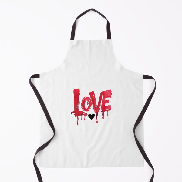 Item preview, "Hand-Painted Love Design with Dripping Red Letters for Creative Projects" designed and sold by IINSPIRA.