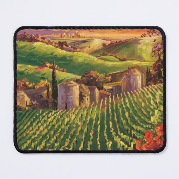 Item preview, Sunset Over French Vineyards: Golden Provence Charm designed and sold by CARRAANN.