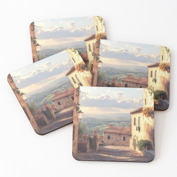 Item preview, Tuscany Charming Village Street in Montepulciano designed and sold by daila70.