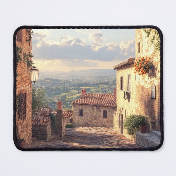 Item preview, Tuscany Charming Village Street in Montepulciano designed and sold by daila70.