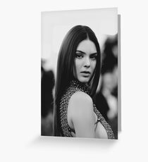 Kendall Jenner Greeting Card