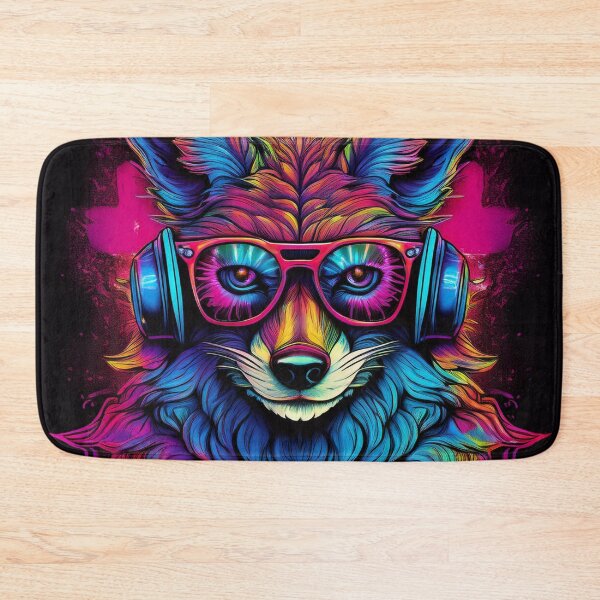 Item preview, Graffiti Coyote in Headphones and Shades designed and sold by Boxing Kangaroo Retail Company.