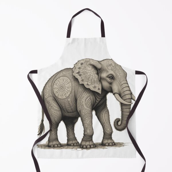 Item preview, Indian Mandala Elephant designed and sold by RebelPaintBrush.
